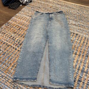 Wild Fable Blue Denim Maxi Skirt